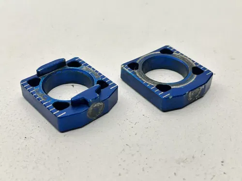 2022 Yamaha YZ450F GYTR Rear Axle Blocks Blue Assembly Dirtbike YZ 450F