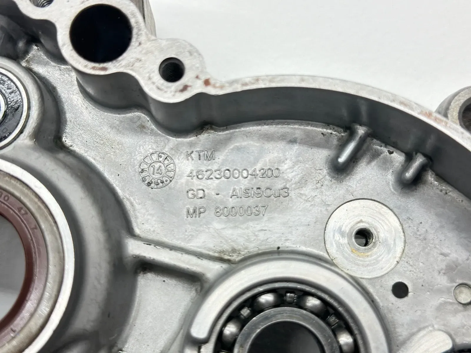 2015 KTM 65SX Right Side Engine Case Cover Crankcase Half Bottom 46230000244 SX