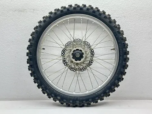 2009 Honda CRF250R Dunlop Front Wheel 21 Inch Tire Rim Sprocket Hub CRF 250R