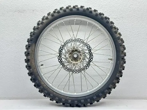 2009 Honda CRF250R Dunlop Front Wheel 21 Inch Tire Rim Sprocket Hub CRF 250R