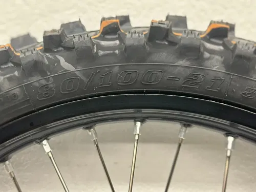 New 2024 Husqvarna FC 450 Excel Wheel Set Front Rear 21/19 Inch Rim Tire Hub FC
