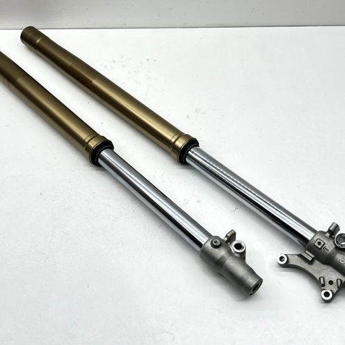 2020 Yamaha YZ 85 Front Forks Suspension OEM Set Left Right Tubes Lugs