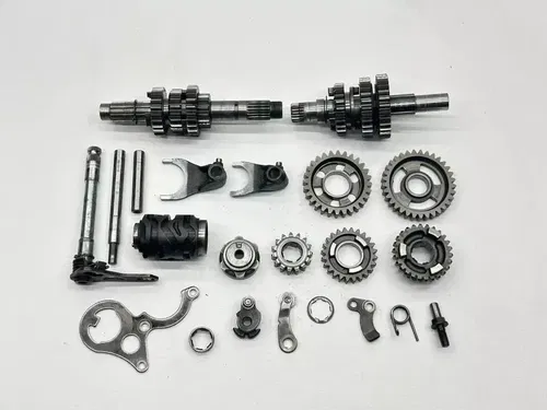 1990 Honda CR125 Transmission OEM Gear Shafts Spindle Fork Assembly Dirt Bike