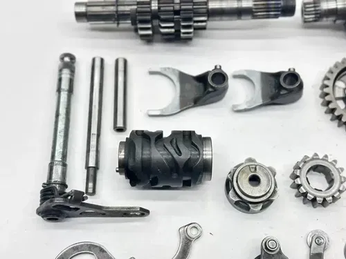 1990 Honda CR125 Transmission OEM Gear Shafts Spindle Fork Assembly Dirt Bike