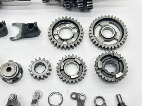 1990 Honda CR125 Transmission OEM Gear Shafts Spindle Fork Assembly Dirt Bike