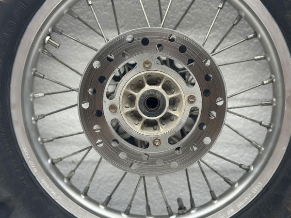 2008 Yamaha YZ85 Rear Wheel OEM 14 Inch Tire Rim Sprocket 2008 Yamaha YZ85 Rear Wheel OEM 14 Inch Tire Rim Sprocket