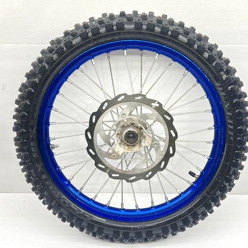 2020 Yamaha YZ85 17” Front Wheel Tire OEM Blue Hub Rotor Spacers 94414-17013-00