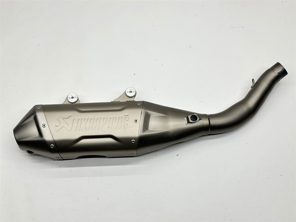 2024 KTM 450SXF Akrapovic Exhaust Muffler Silencer OEM Pipe 2024 KTM 450SXF Akrapovic Exhaust Muffler Silencer OEM Pipe