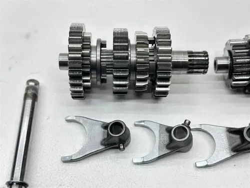 2009 Suzuki RMZ450 Transmission Tranny Engine Gears Shaft Spindle OEM RMZ 450