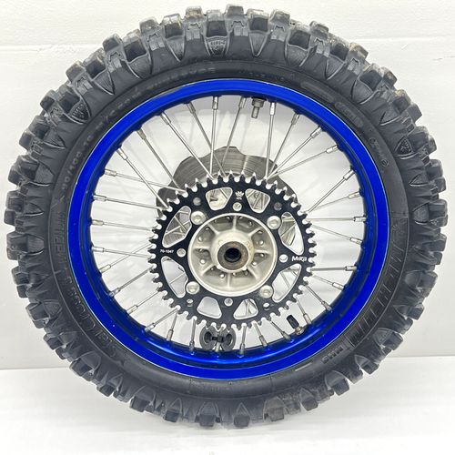 2020 Yamaha YZ85 14” Rear Wheel Assembly Blue Rim Hub Rotor Sprocket Tire Spacer