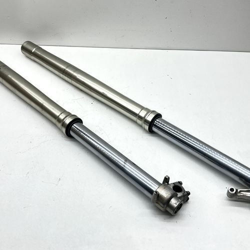 1994 Suzuki RM125 Forks Front End Right Left Tubes Lugs Oem Suspension Legs