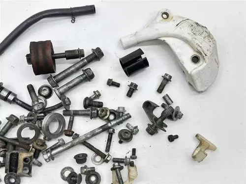 2003 Yamaha YZ250F Miscellaneous Bolt Kit OEM Hardware Nuts Washers Pipe YZ 250F