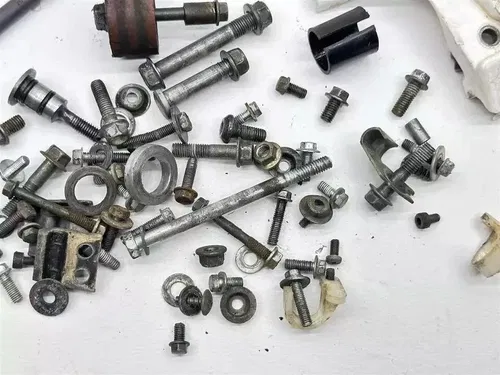 2003 Yamaha YZ250F Miscellaneous Bolt Kit OEM Hardware Nuts Washers Pipe YZ 250F