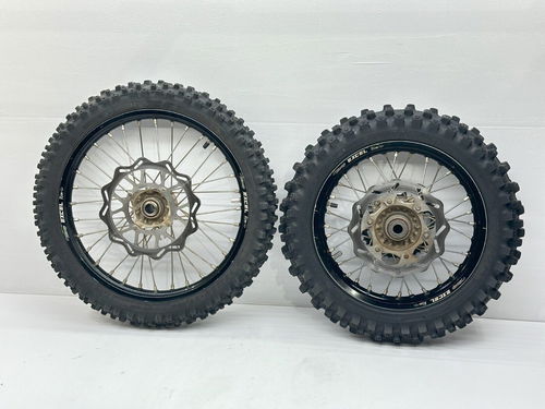 2021 Husqvarna TC85 Wheel Set 17" Front 14" Rear Spacer Tire Rim Rotor Sprocket