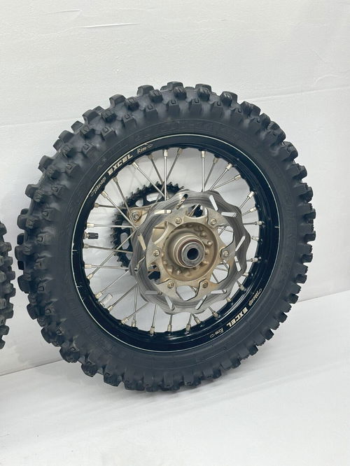2021 Husqvarna TC85 Wheel Set 17" Front 14" Rear Spacer Tire Rim Rotor Sprocket