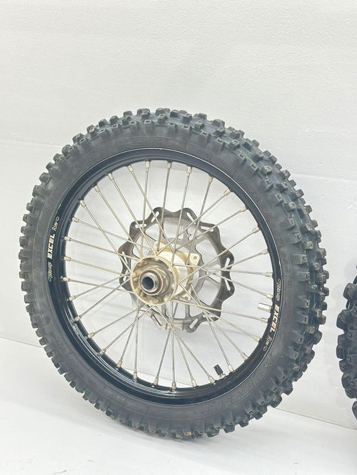2021 Husqvarna TC85 Wheel Set 17" Front 14" Rear Spacer Tire Rim Rotor Sprocket