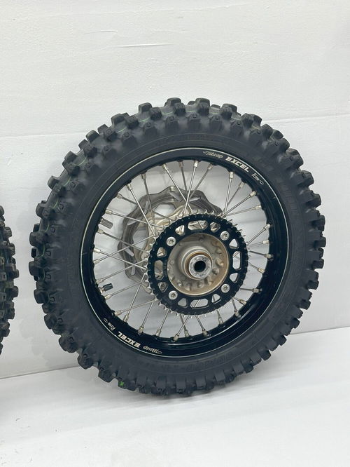 2021 Husqvarna TC85 Wheel Set 17" Front 14" Rear Spacer Tire Rim Rotor Sprocket