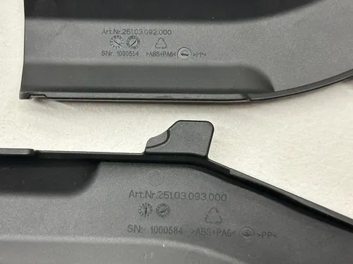 New 2023 GasGas MC450 Frame Guard Set Plastic Protectors Cover Assembly OEM MC