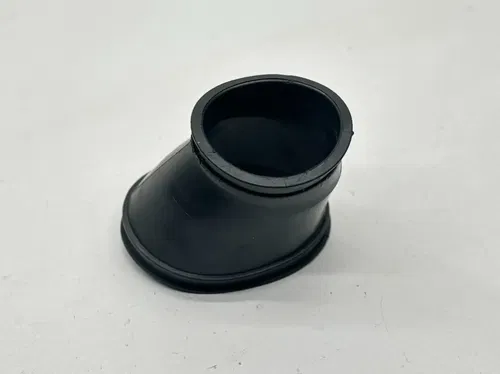 1980 Suzuki RM125 Air Cleaner Filter Connector Boot Duct Joint Black Dirt Bike