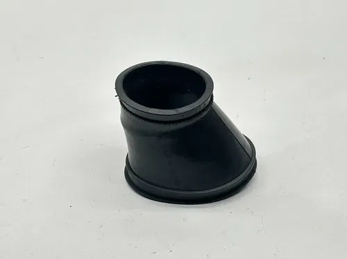 1980 Suzuki RM125 Air Cleaner Filter Connector Boot Duct Joint Black Dirt Bike