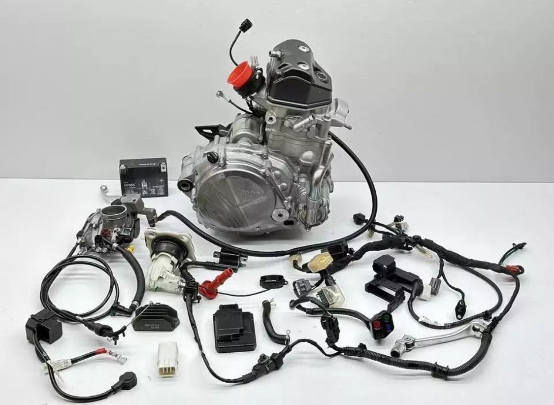 Honda Crf450r Engine Package Complete Running Motor Swap Harness Ecu Fuel Pump F