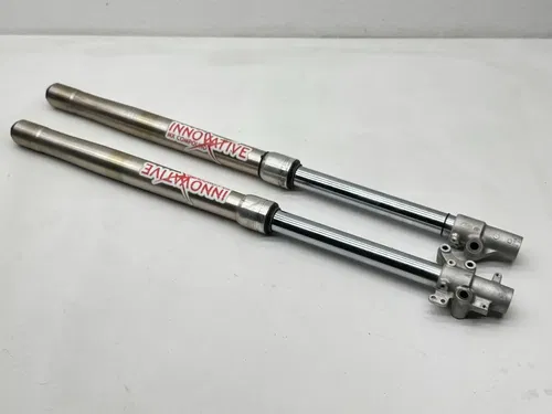 2013 Kawasaki KX85 Front Forks Suspension Set Left Right Tube Lugs OEM Dirt Bike