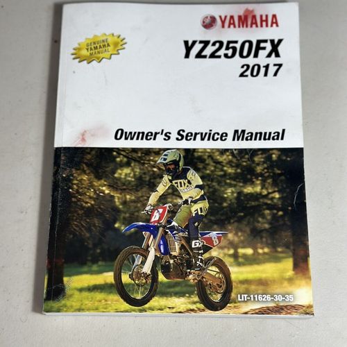 Yamaha YZ250FX 2017 Owner's Service Manual Enduro MX yz 250 FX owner