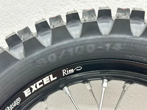 New KTM 85SX Excel Rear Wheel 14 in Rim Hub Tire Husqvarna GasGas 2361010104430