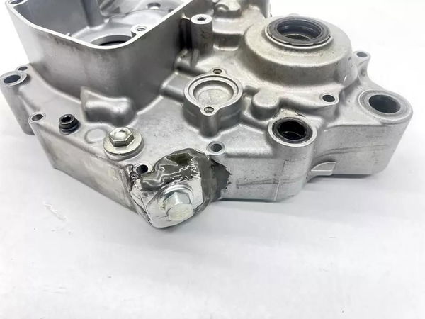 2007 Suzuki RMZ250 Engine Case Left Side OEM Crankcase OEM 2007 Suzuki RMZ250 Engine Case Left Side OEM Crankcase OEM