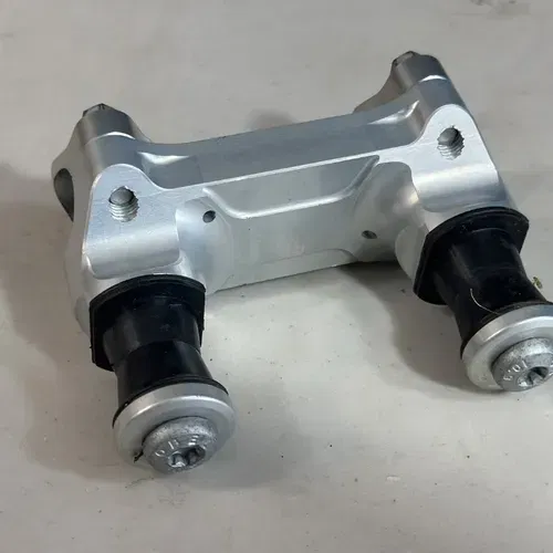 2023 KTM 250 SX Triple Clamps W/ Handle Bar Mounts Black Billet Tree 48mm 1 1/8 Rubber Mounted 125 150 300 350 450 500 SXF xc Xcf Tc Tc Tx Fx Fe Mc Fc