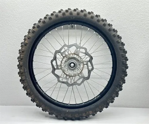 2018 Kawasaki KX250F Wheel Set Front Rear 21/19 Inch Rim Sprocket Hub Black Tire