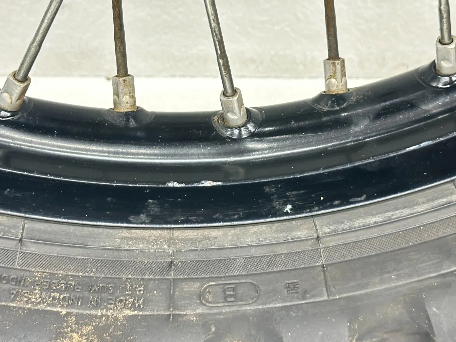 2017 Kawasaki KX250F Excel Wheel Set Front Rear 21/19" Rim Sprocket Hub Black KX