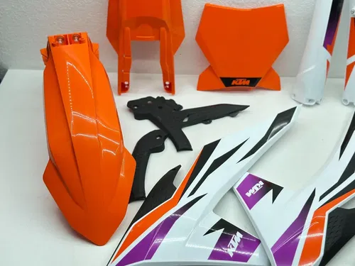 New 2024 KTM 450 SX-F Plastics Kit Shroud Fender Panel Guard Protector 450 SXF