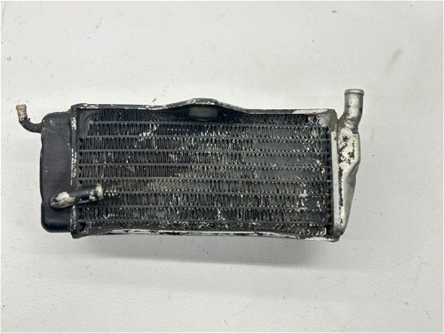 1990 Honda CR125 Left Side Radiator OEM Non Fill Cooling System Aluminum CR 125