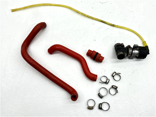 2021 Cobra CX50 FWE Radiator Hose Kit OEM Cooling Red Pipes Hoses Clamps