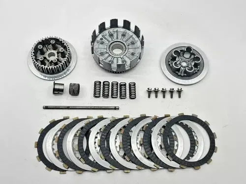 1990 Honda CR125 Clutch Assembly Basket Hub Plates Kit Spring Bolts Dirt Bike