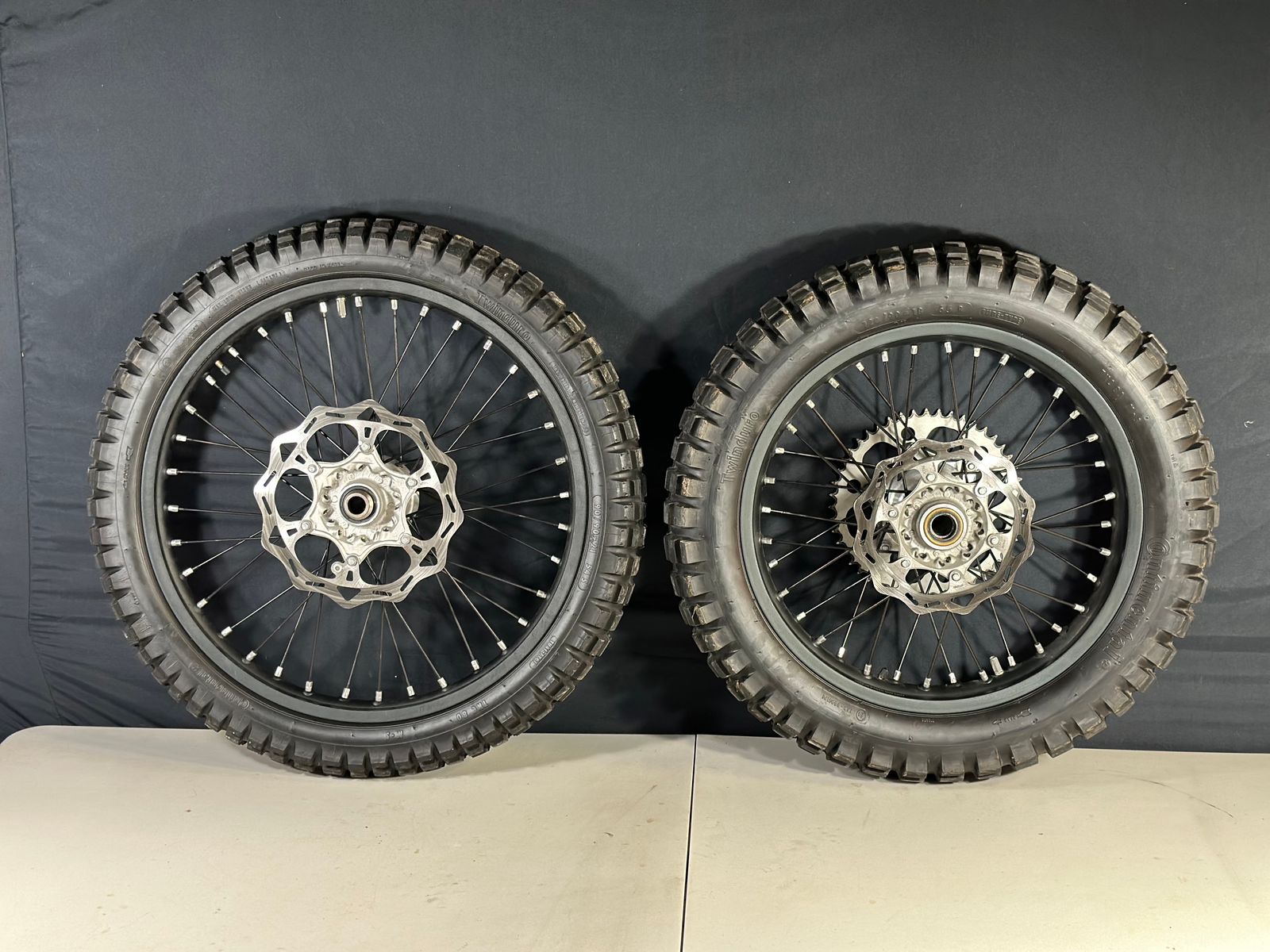 最安値 Xcf Fe Wheels Rear Front 18 21 Set Wheel Exc-f Ktm W X Te Xc パーツ