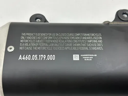 New 2024 KTM 450 SX-F Exhaust Muffler Silencer Slip On Pipe A46005179000 450SXF