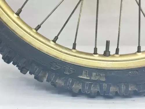 1987 Honda CR125R Front Wheel 21 Inch Rim Rotor Tire 446A5-KS6-010 Dirt Bike CR