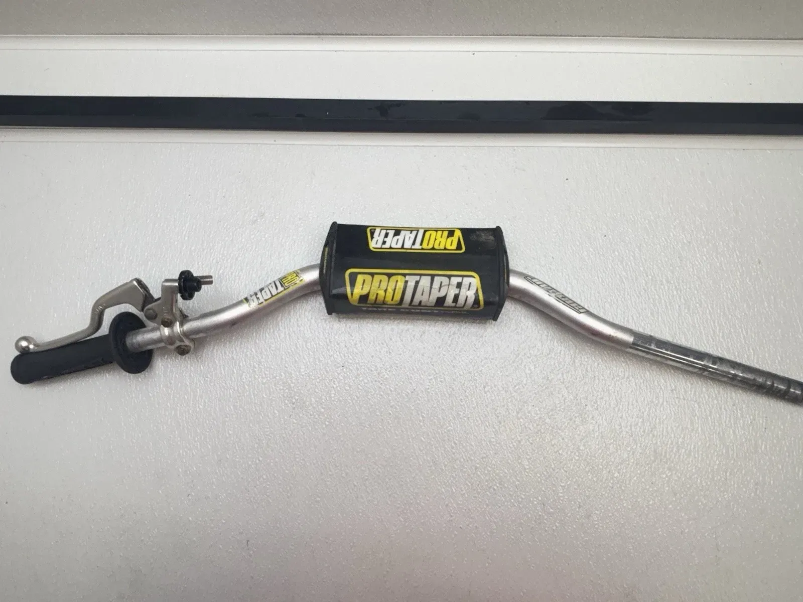 1  1/8 Bar Pro Taper Contour Handlebars With Bar Pad Clutch Lever Kx KTM Cr Yz