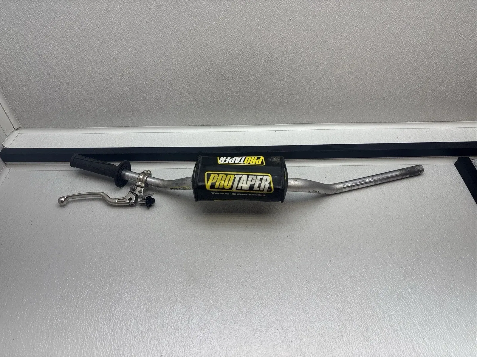 1  1/8 Bar Pro Taper Contour Handlebars With Bar Pad Clutch Lever Kx KTM Cr Yz