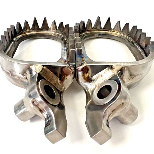 Yamaha YZF 250 24-25 & 450F 23-25 Titanium Factory Style Foot Pegs YZF 450 250F
