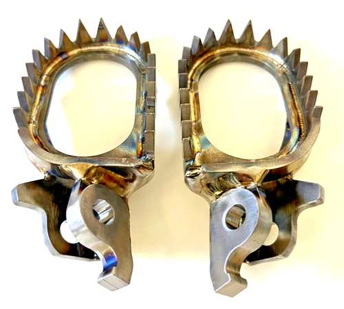 Kawasaki KX250F 19 - 25 Titanium Foot pegs KX450 KX250 Guts 100% KXF Tld FOX