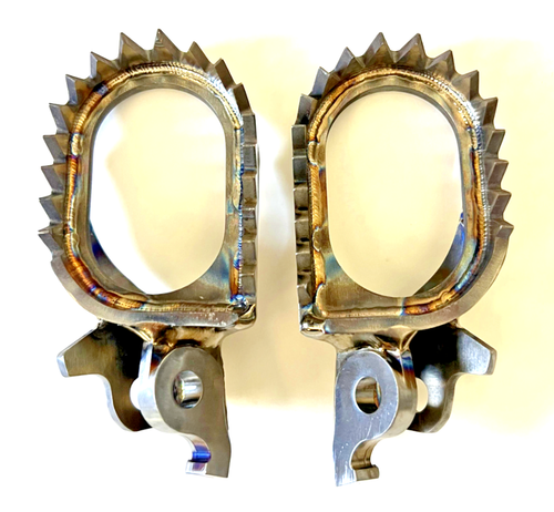 Kawasaki KX250F 19 - 25 Titanium Foot pegs KX450 KX250 Guts 100% KXF Tld FOX