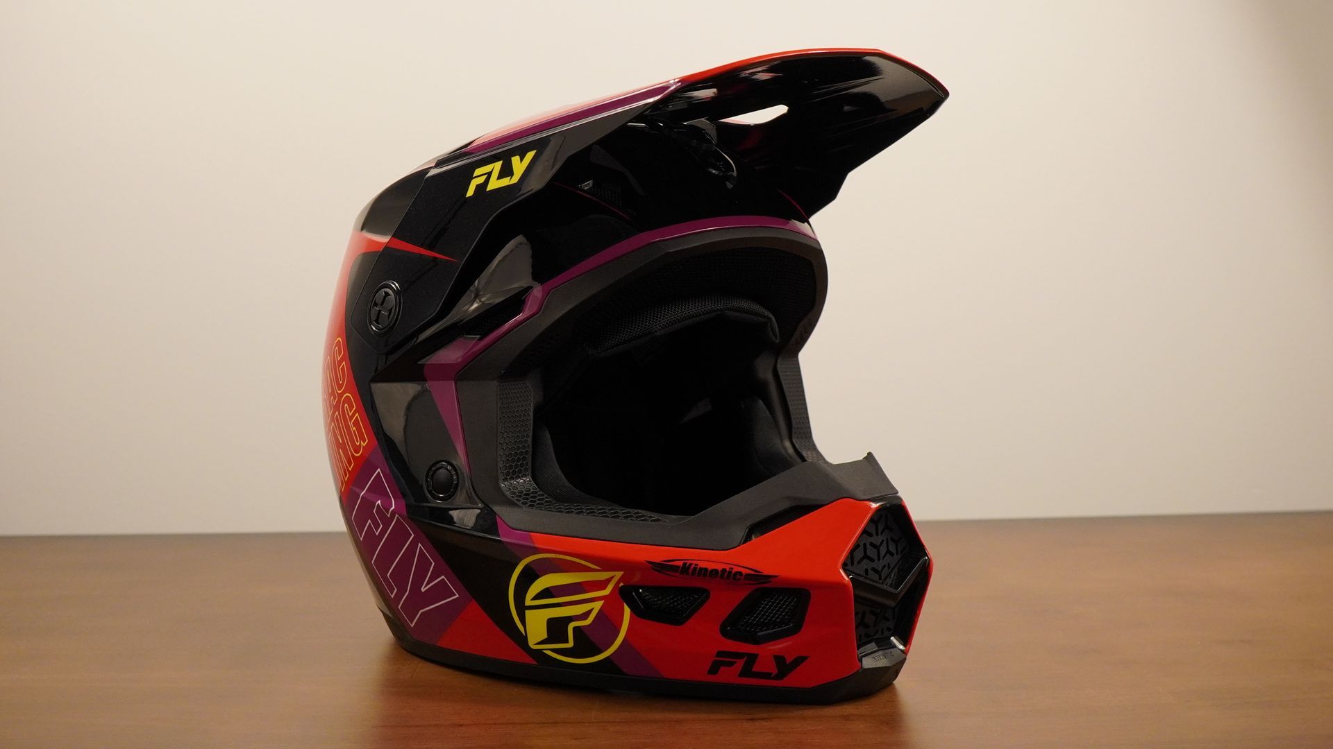 FLY KINETIC RALLY HLMT RD/BK/WT 