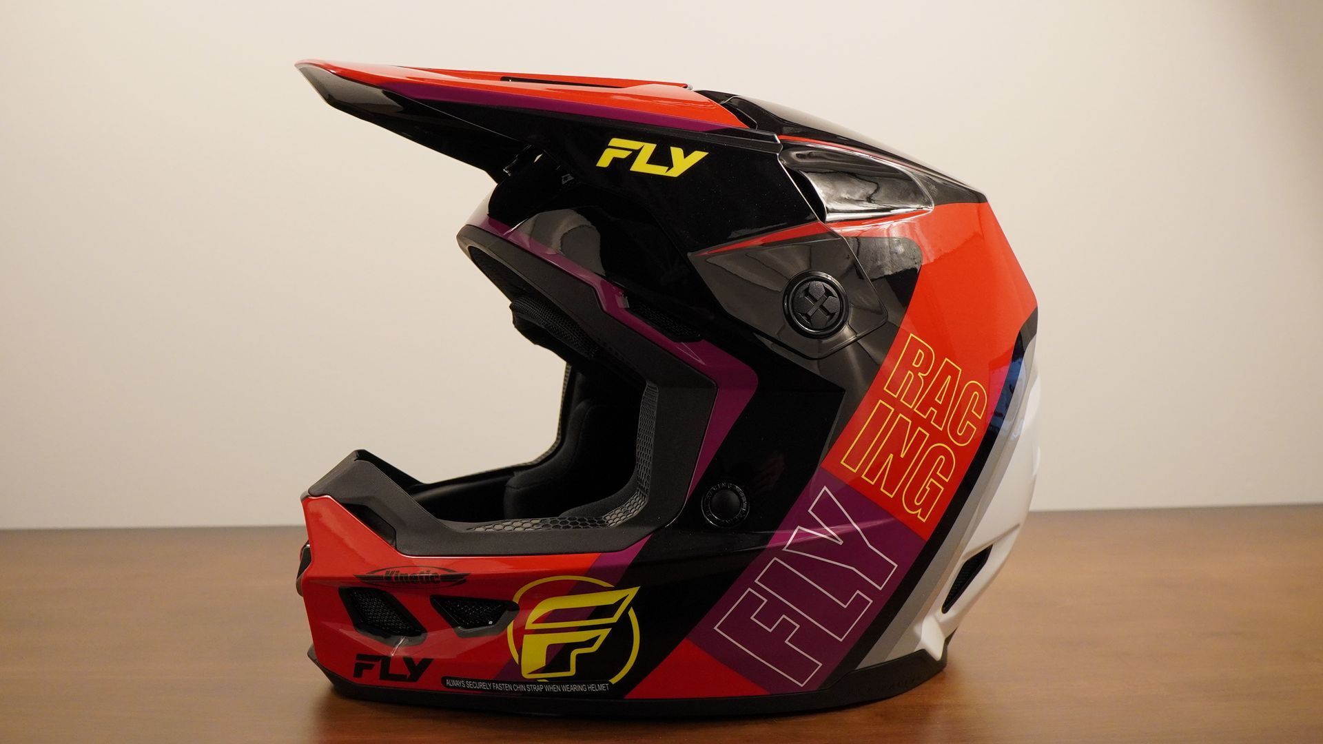 FLY KINETIC RALLY HLMT RD/BK/WT