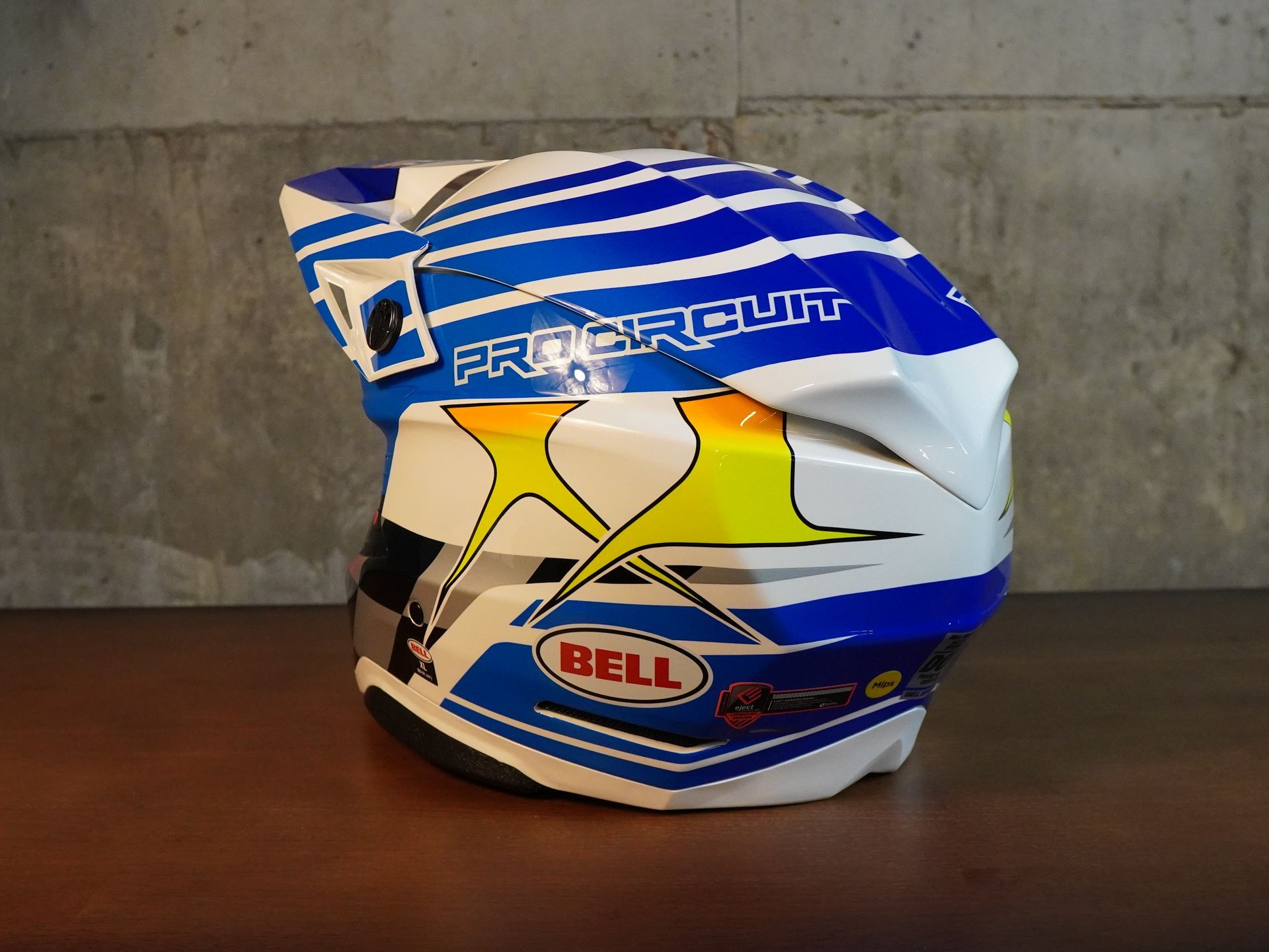 Bell Moto-10 Spherical Pro Circuit Replica 25 Gloss Blue/White