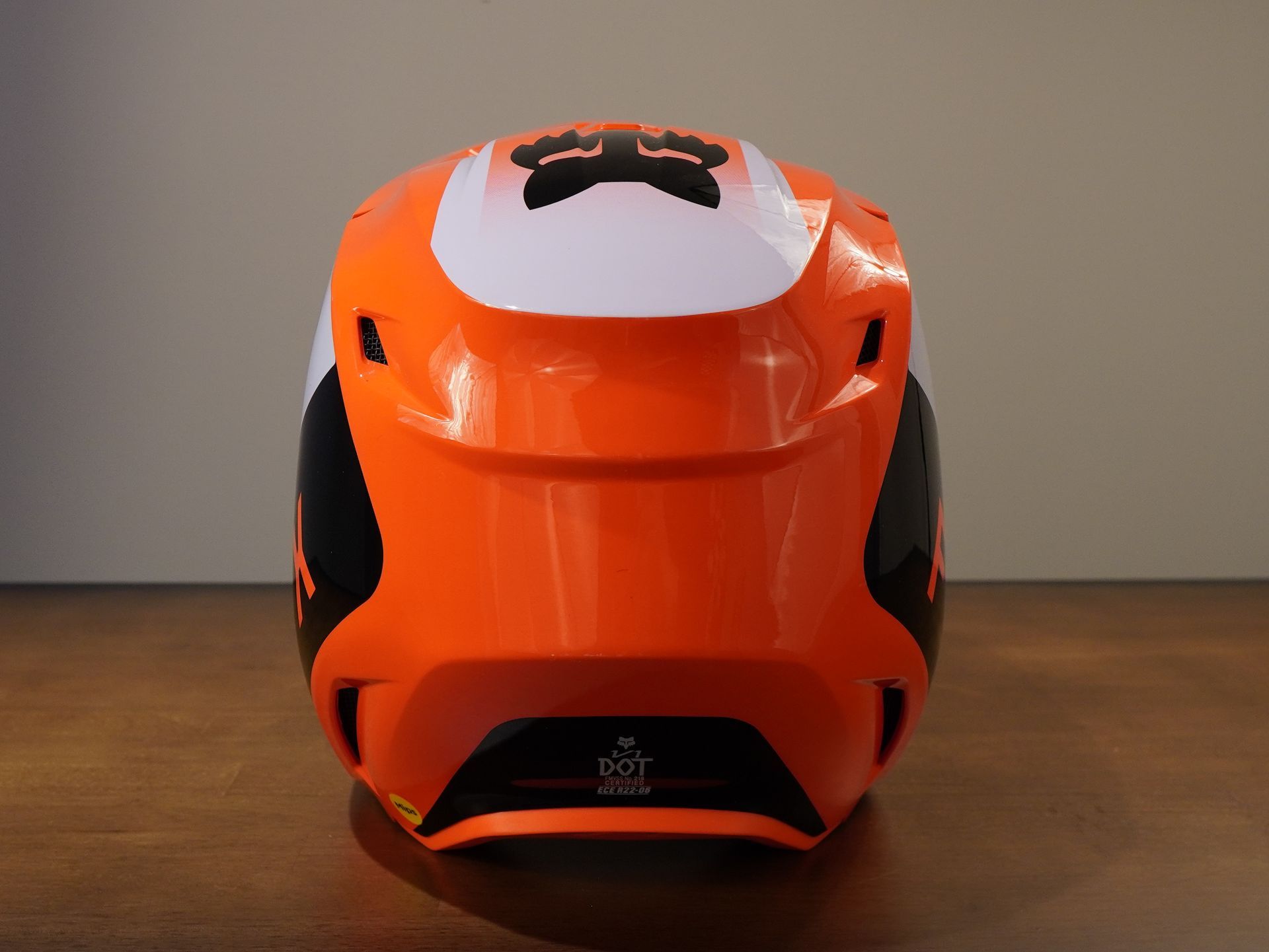 FOX V1 LEAN HELMET FLO ORG (2X)