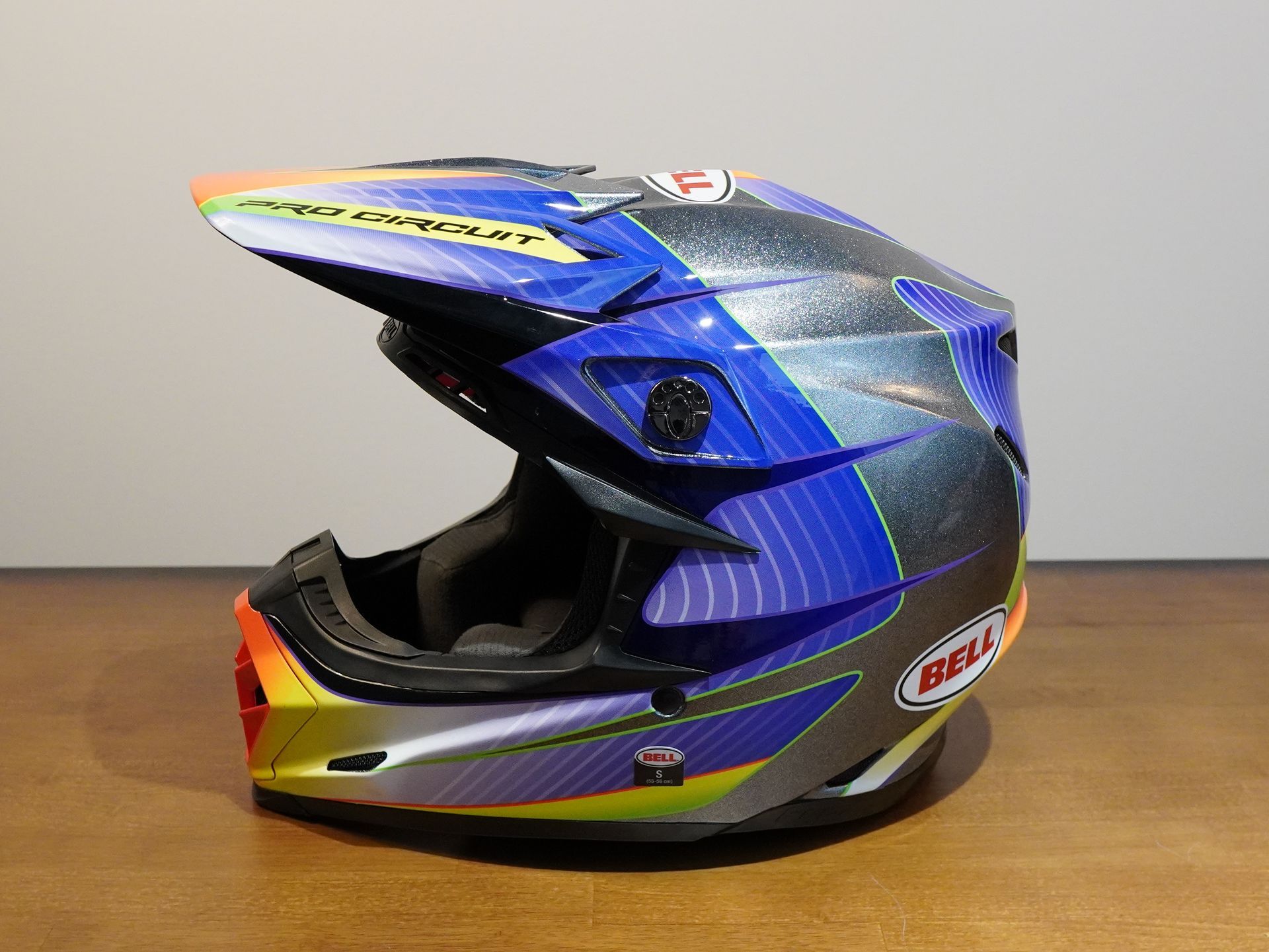 Bell Moto-9S Flex PC23 Helmet Gloss Silver/Metallic Flake