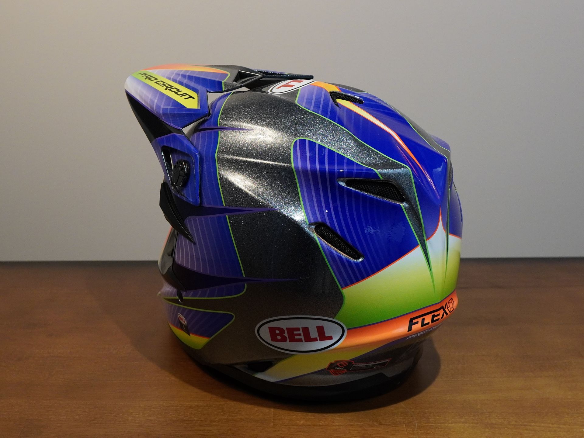 Bell Moto-9S Flex PC23 Helmet Gloss Silver/Metallic Flake